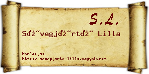 Sövegjártó Lilla névjegykártya